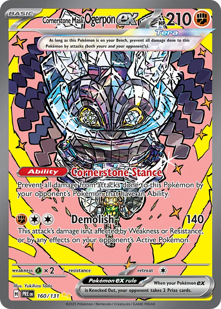 Cornerstone Mask Ogerpon ex 160/131 Special illustration rare