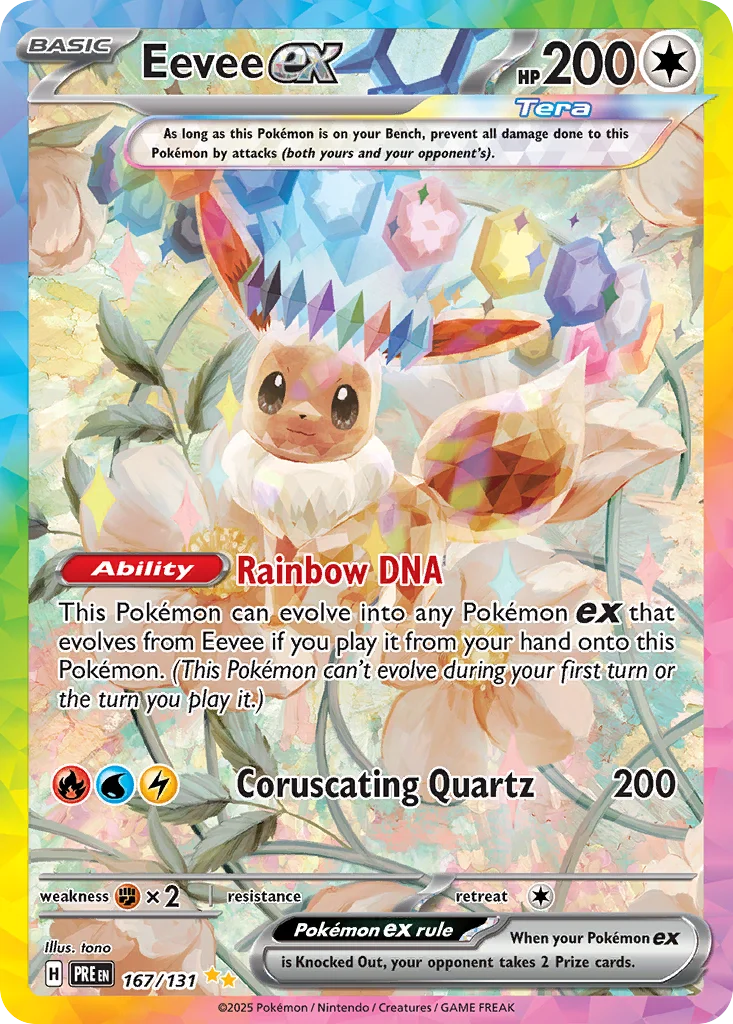 Eevee ex 167/131 Special illustration rare