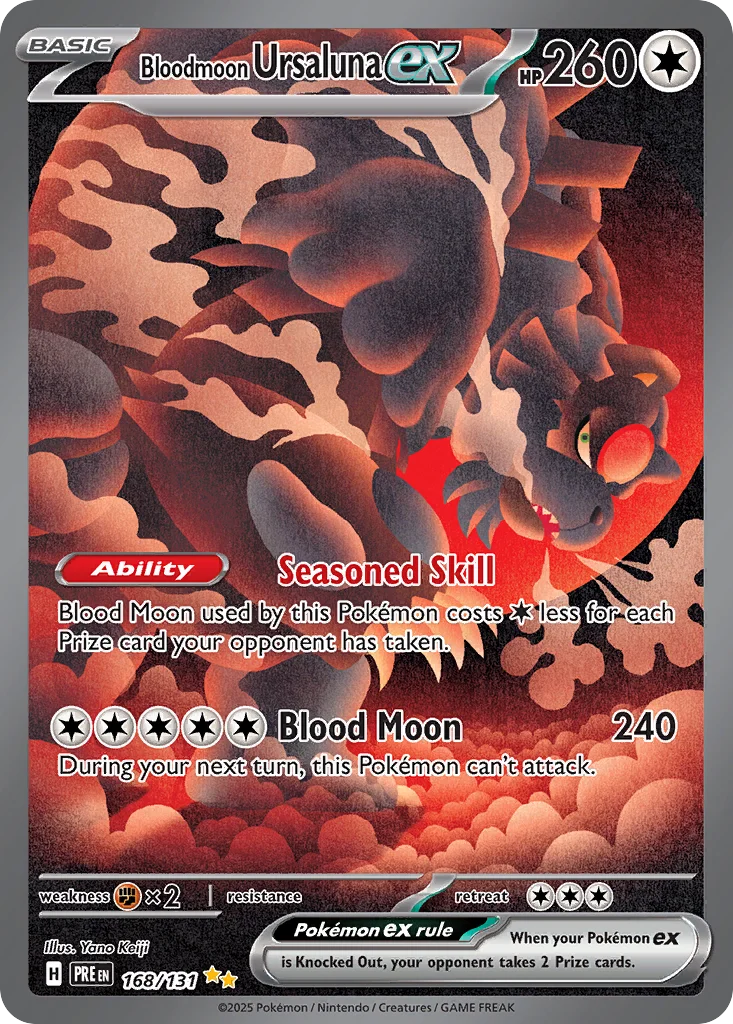 Bloodmoon Ursaluna ex 168/131 Special illustration rare