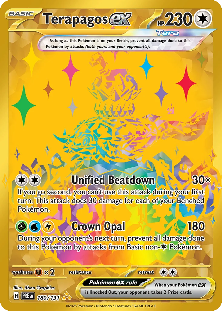 sv8pt5-180 Terapagos ex 180/131 Hyper rare