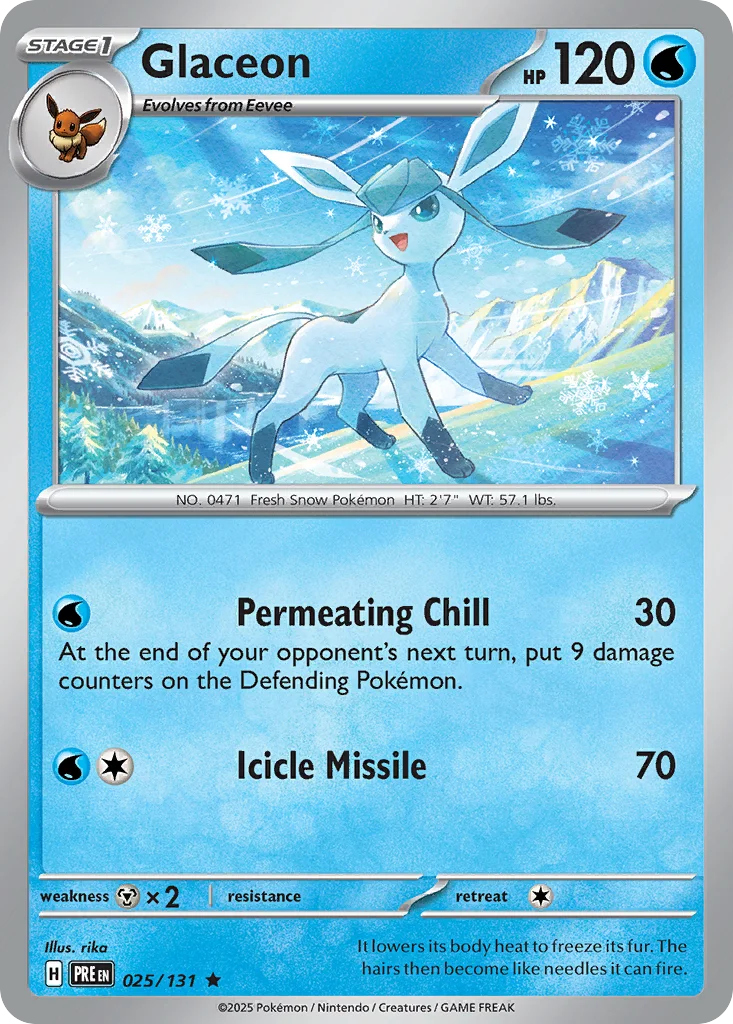 Glaceon 025/131 Rare