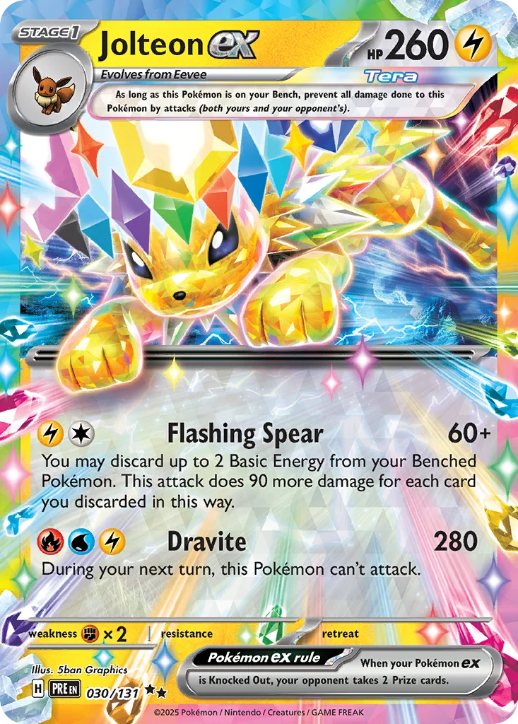 Jolteon ex 030/131 Double rare