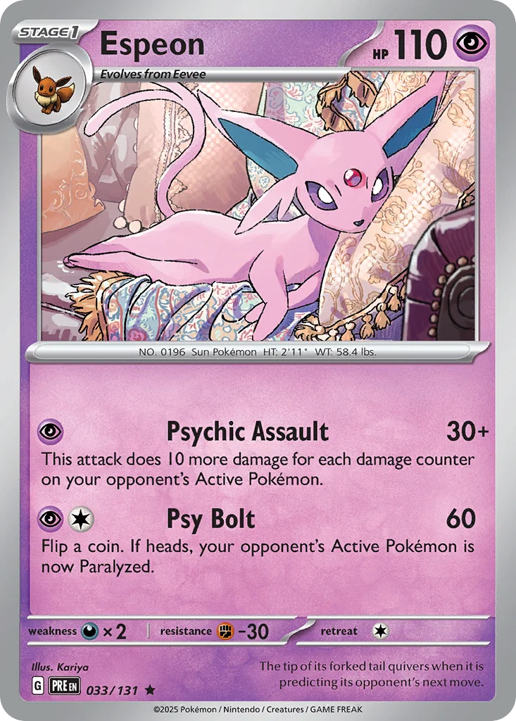 Espeon 033/131 Rare