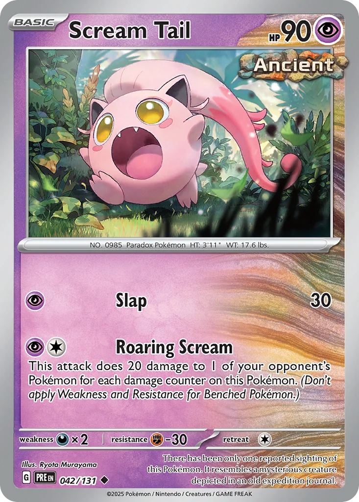 Scream Tail 042/131 Uncommon
