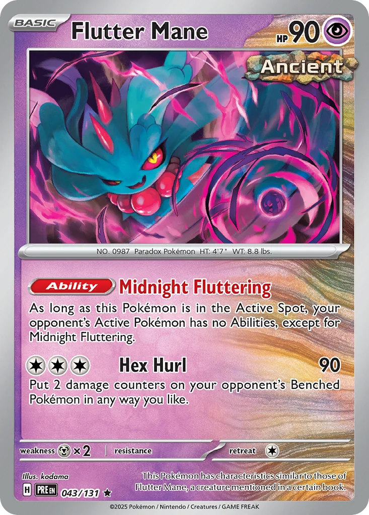Flutter Mane 043/131 Rare