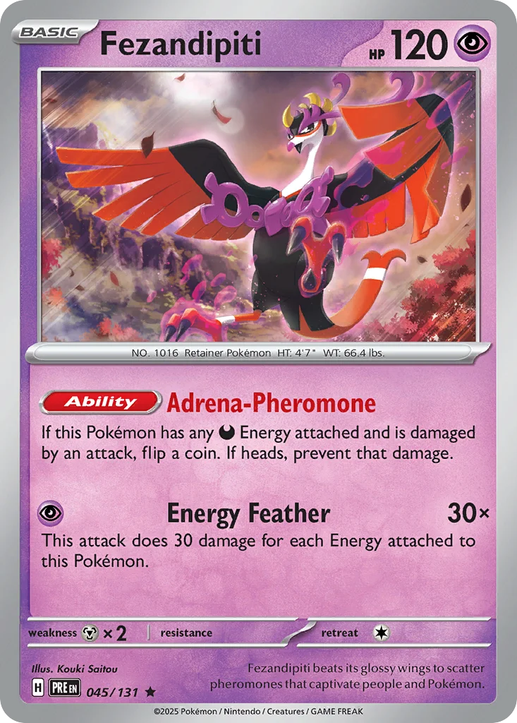 Fezandipiti 045/131 Rare