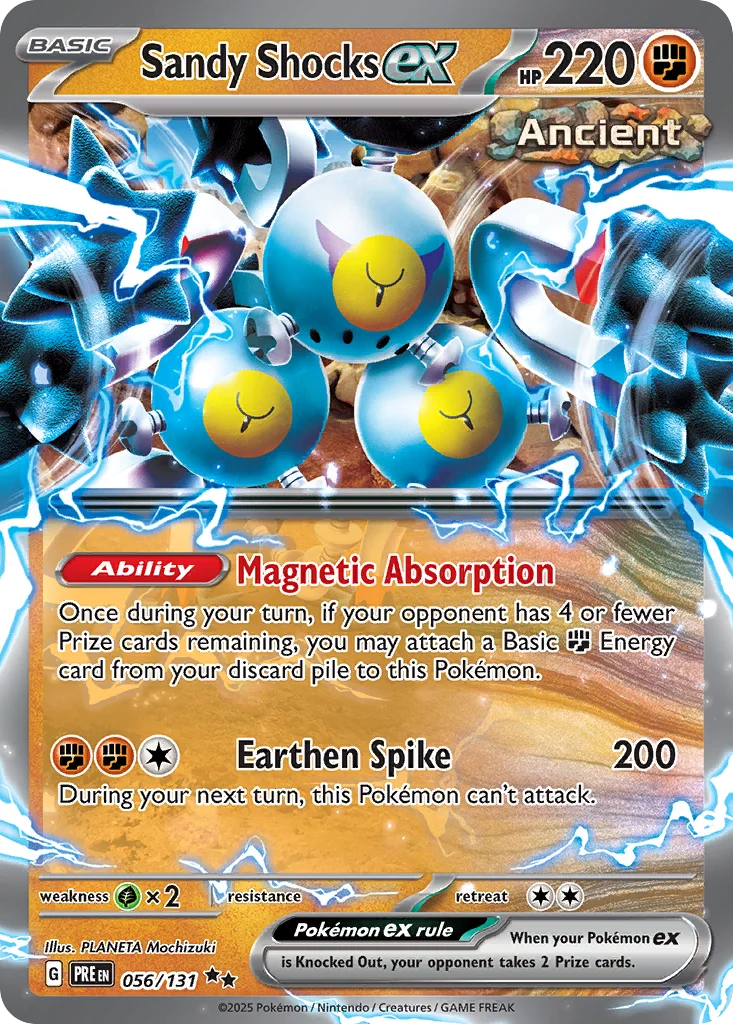 Sandy Shocks ex 056/131 Double rare