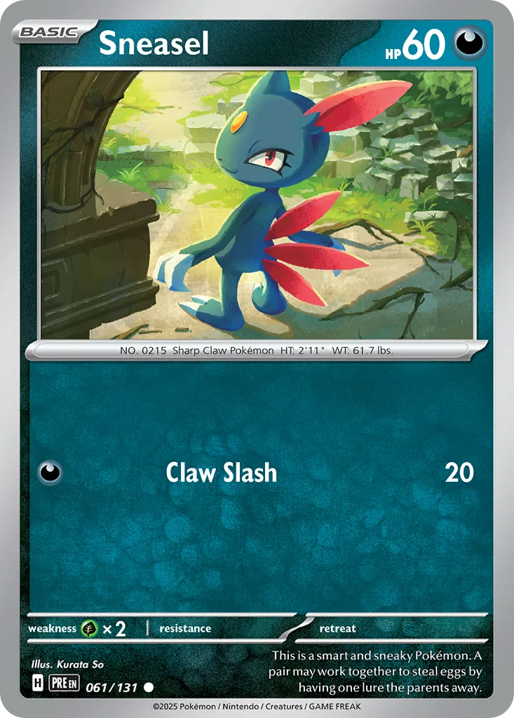 Sneasel 061/131 Common