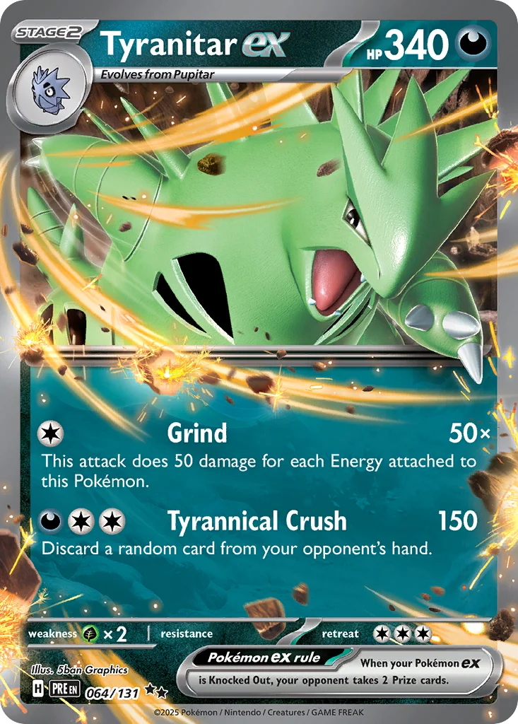 Tyranitar ex 064/131 Double rare