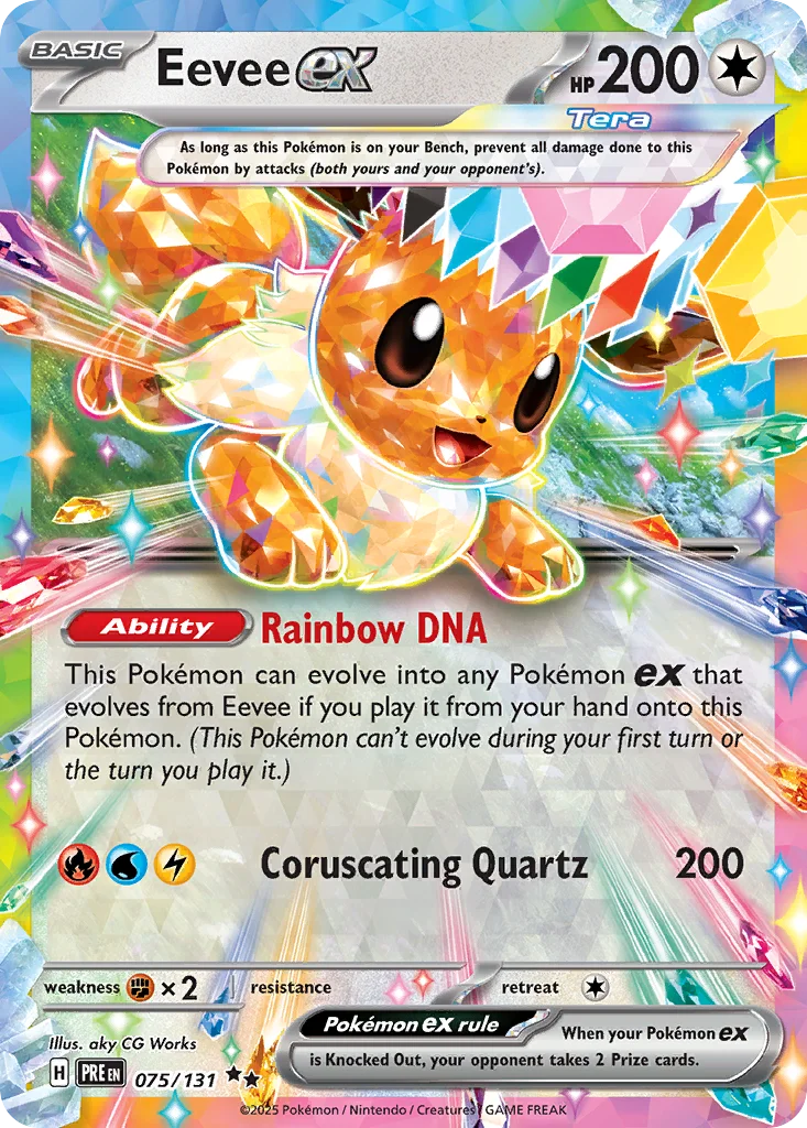 Eevee ex 075/131 Double rare