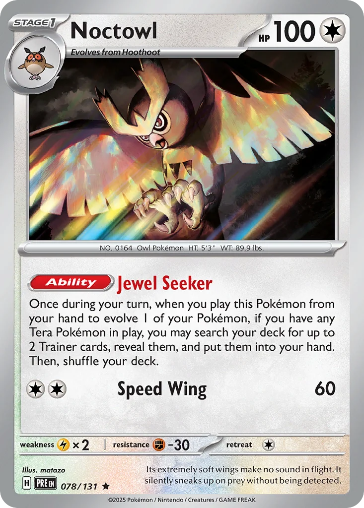 Noctowl 078/131 Rare