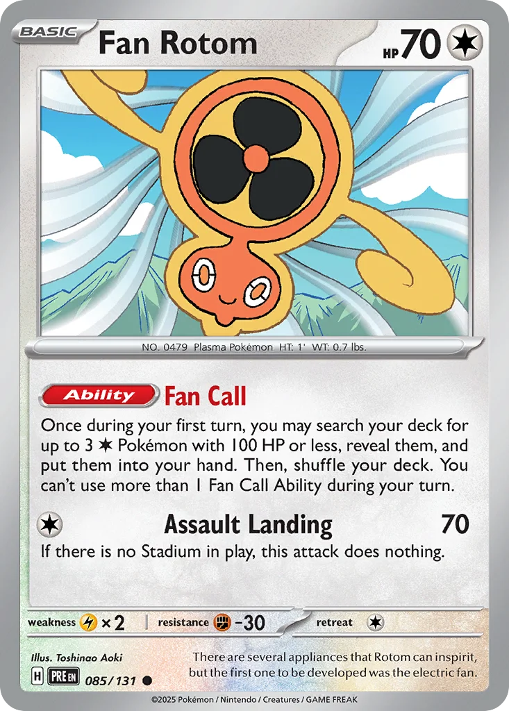 Fan Rotom 085/131 Common