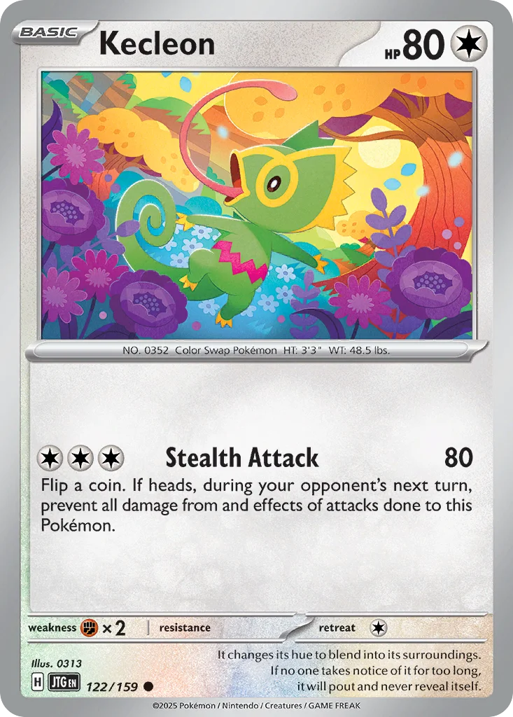 sv9-122 Kecleon 122/159 Common