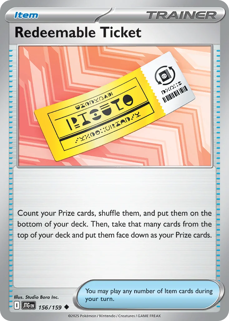 Redeemable Ticket 156/159 Uncommon