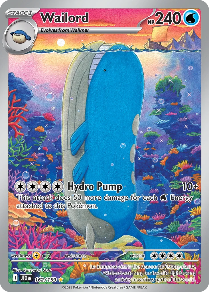 Wailord 162/159 Illustration rare