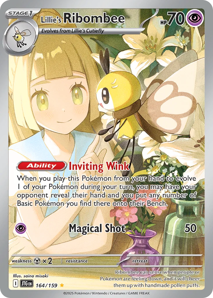 Lillie's Ribombee 164/159 Illustration rare