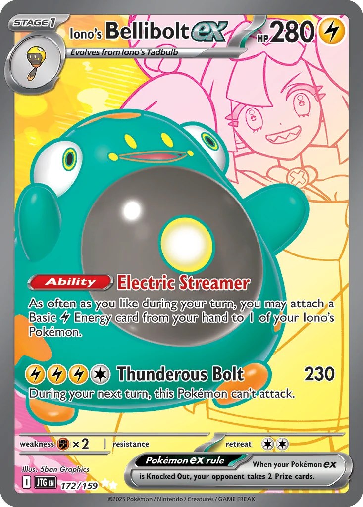 Iono's Bellibolt ex 172/159 Ultra rare