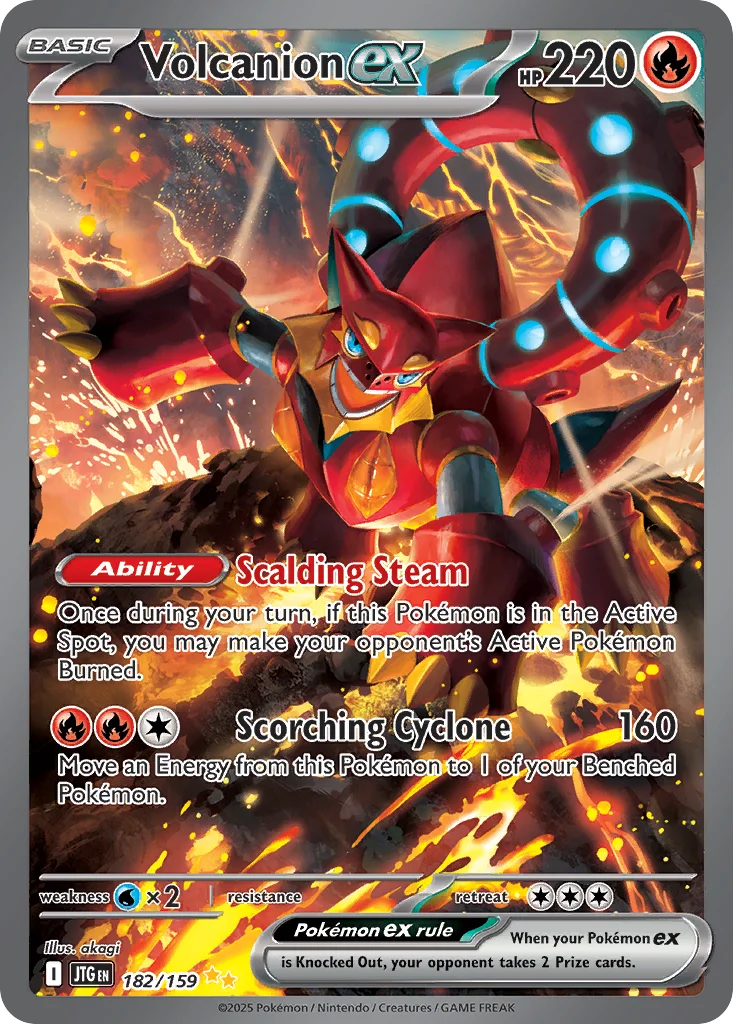 Volcanion ex 182/159 Special illustration rare