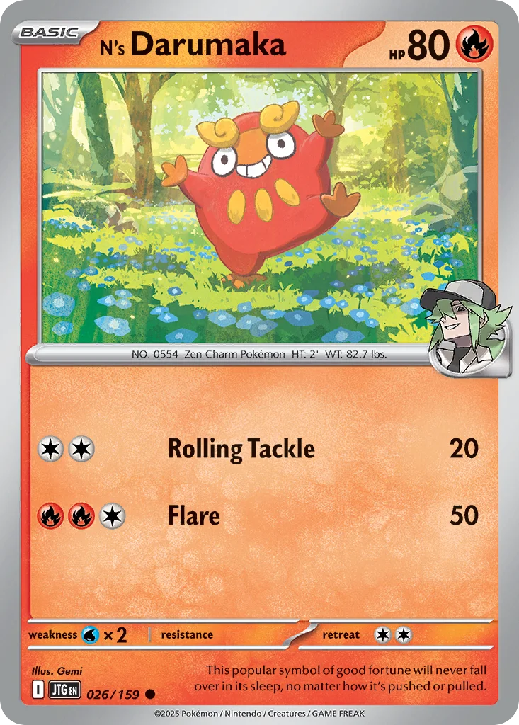 N's Darumaka 026/159 Common