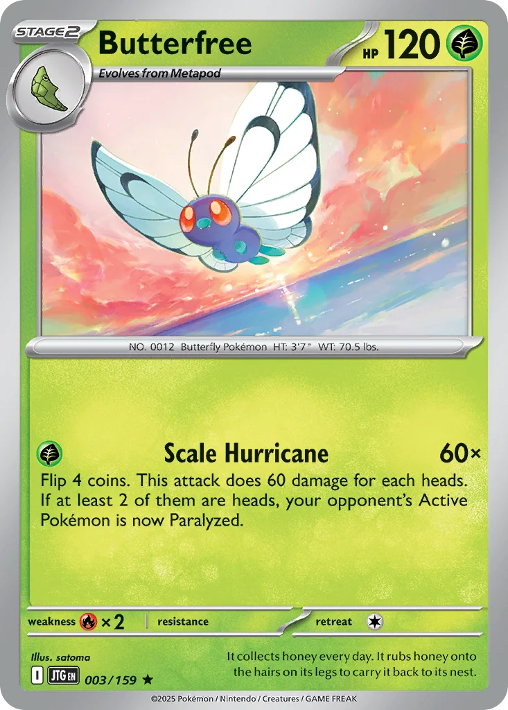 Butterfree 003/159 Rare