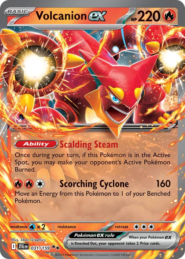Volcanion ex 031/159 Double rare