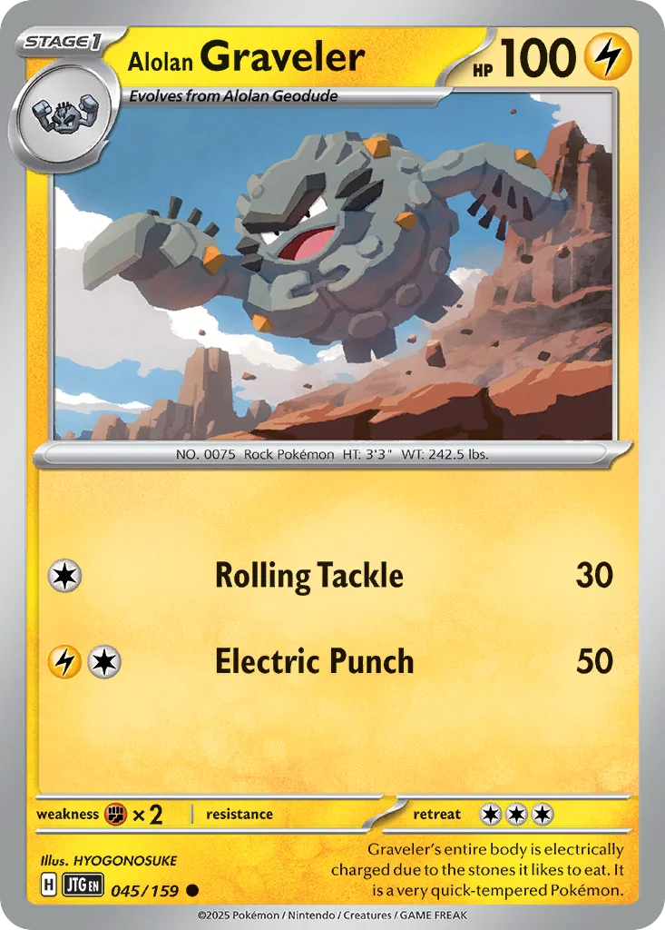 Alolan Graveler 045/159 Common