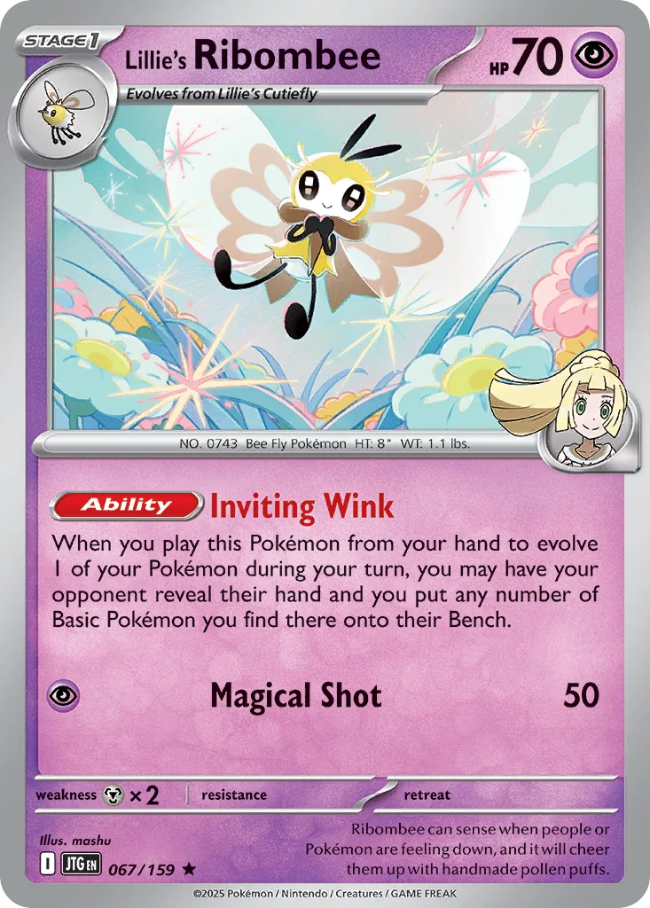 Lillie's Ribombee 067/159 Rare