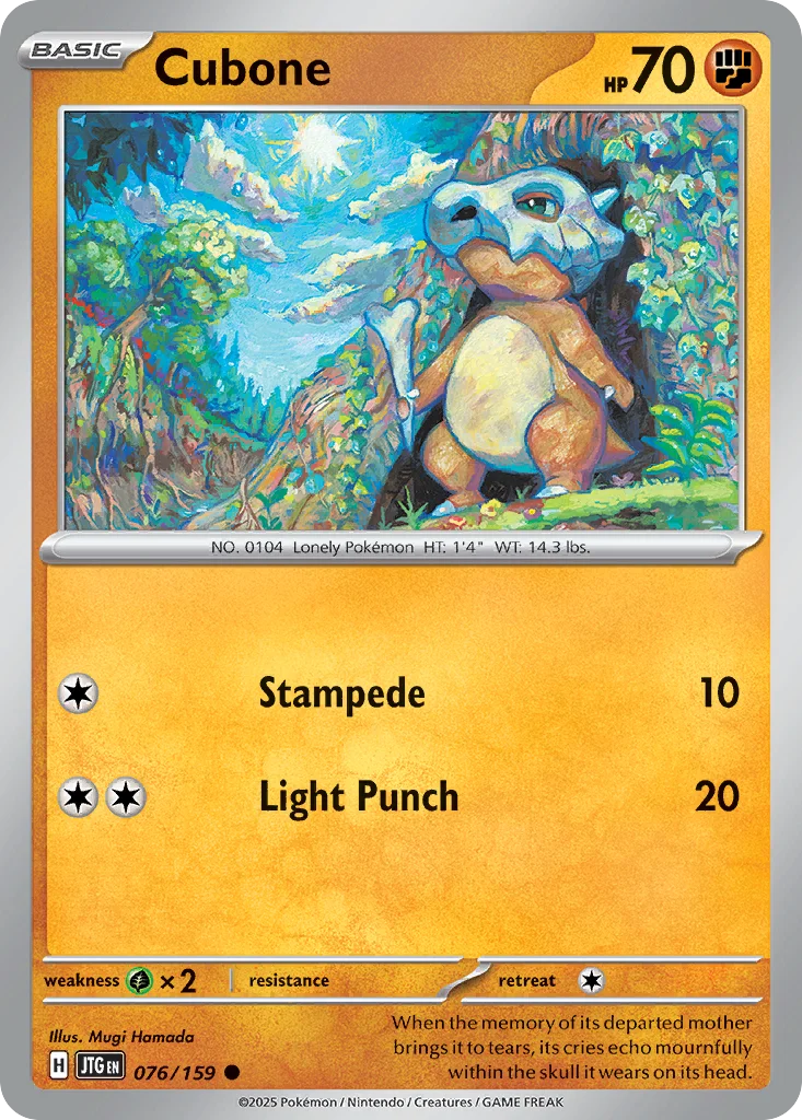 Cubone 076/159 Common