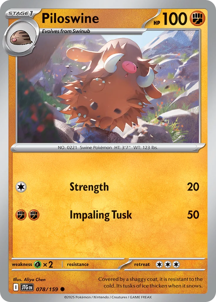 Piloswine 078/159 Common