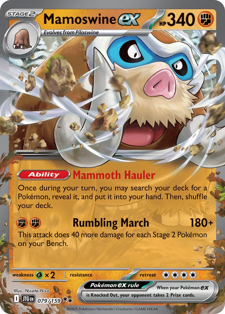 Mamoswine ex 079/159 Double rare