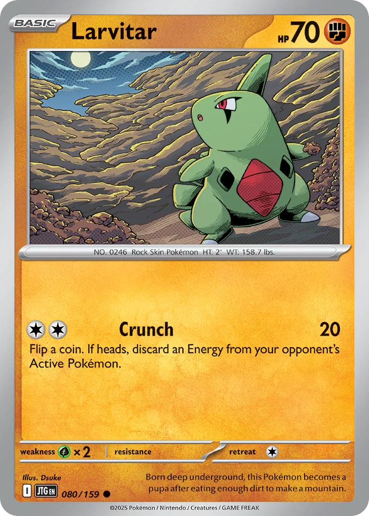 Larvitar 080/159 Common