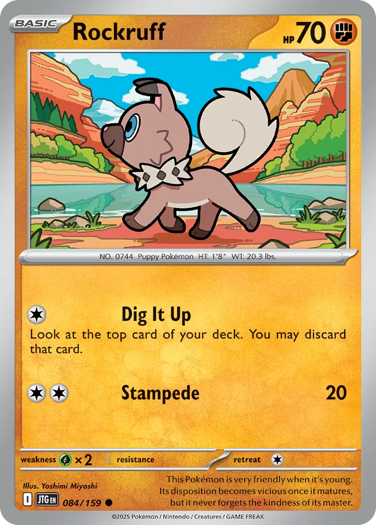 Rockruff 084/159 Common
