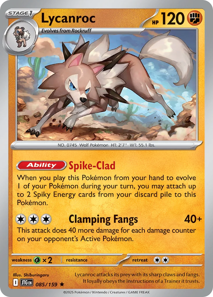 Lycanroc 085/159 Rare