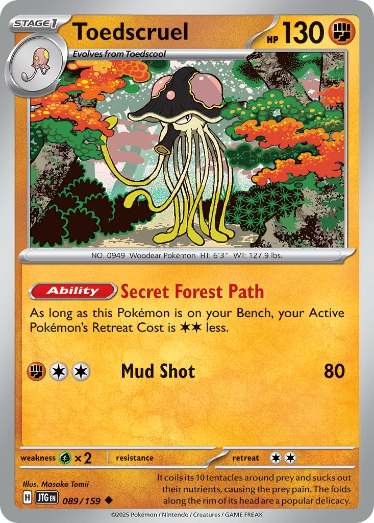 Toedscruel 089/159 Uncommon