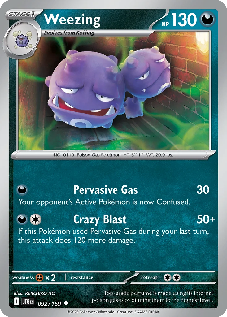 Weezing 092/159 Uncommon