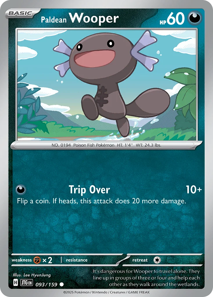 Paldean Wooper 093/159 Common