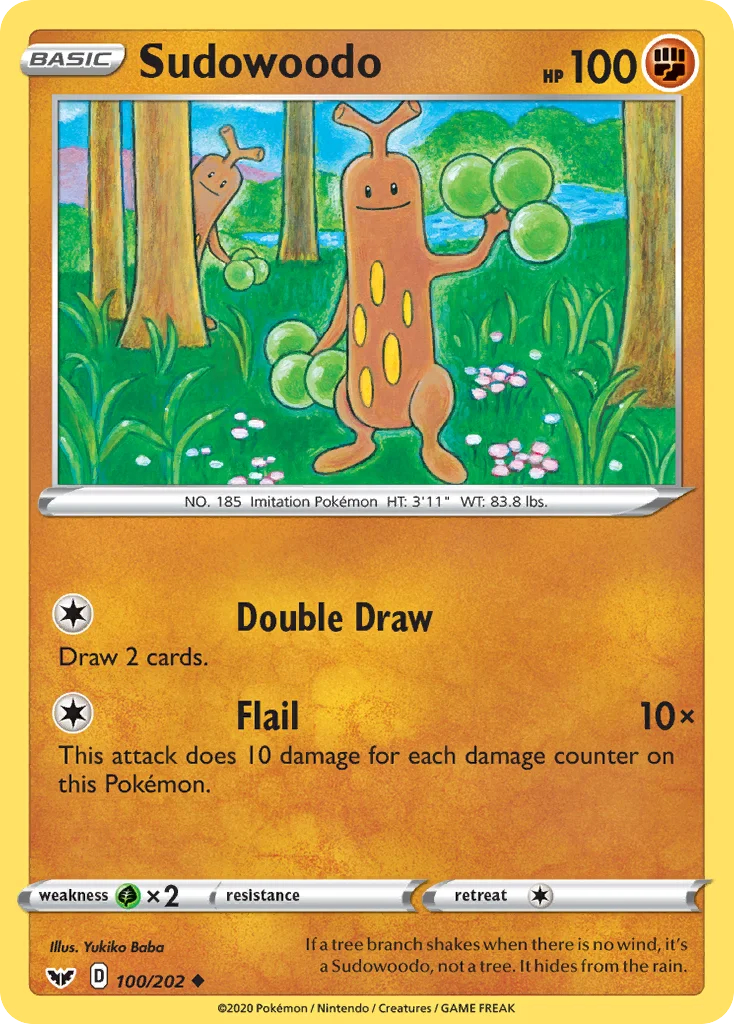 Sudowoodo 100/202 Uncommon