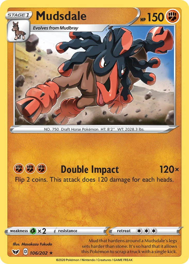 Mudsdale 106/202 Rare