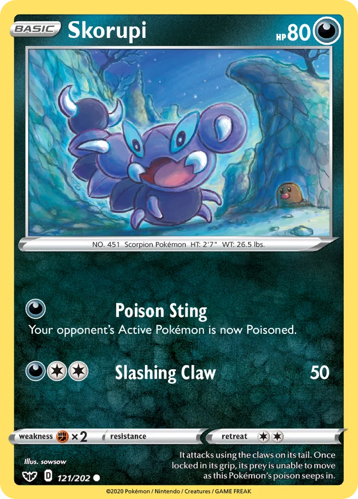 Skorupi 121/202 Common