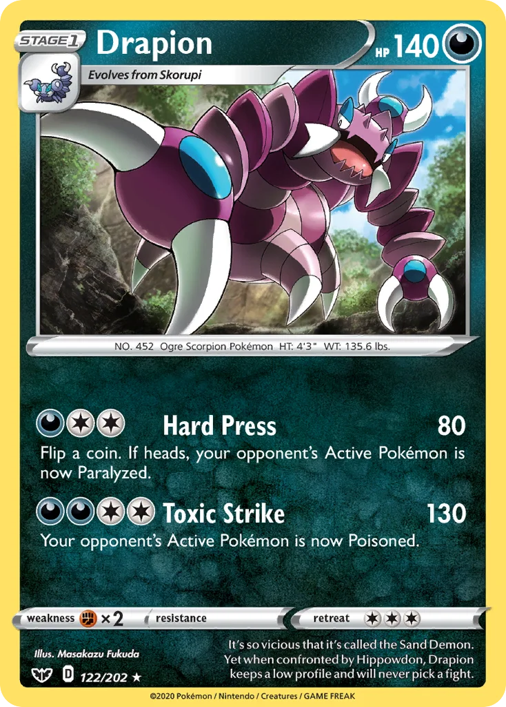 Drapion 122/202 Rare