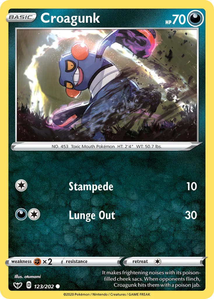Croagunk 123/202 Common