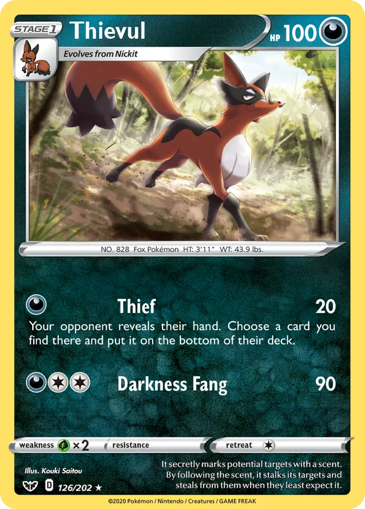 Thievul 126/202 Rare