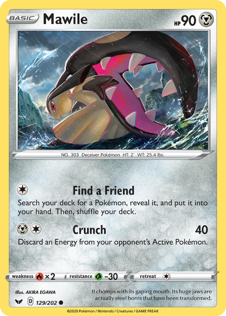 Mawile 129/202 Common