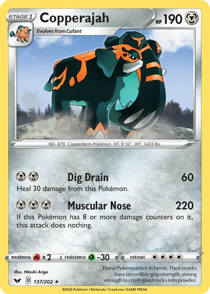 Copperajah 137/202 Rare holo