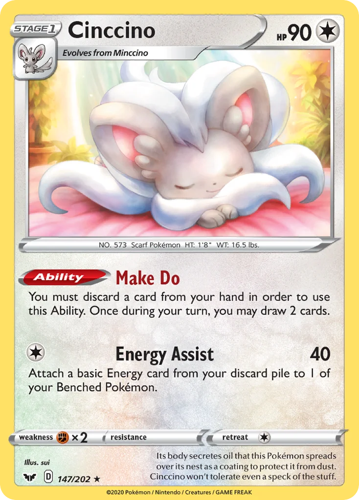 Cinccino 147/202 Rare