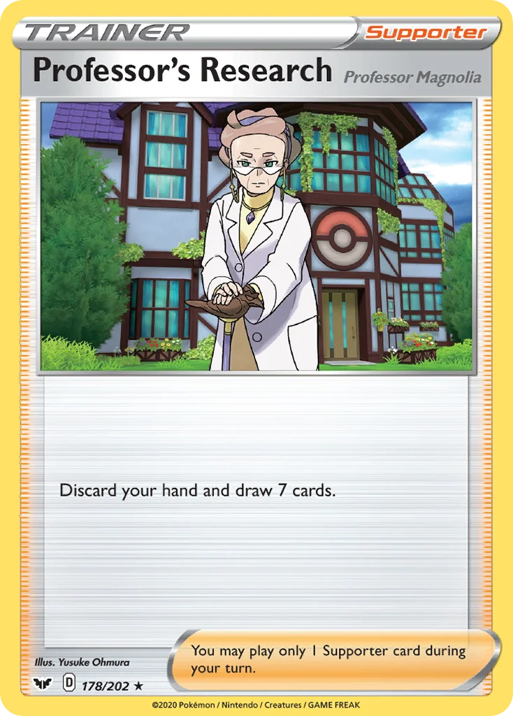 Professor's Research (Professor Magnolia) 178/202 Rare holo