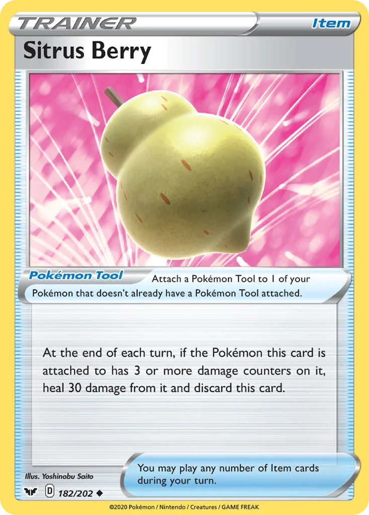 Sitrus Berry 182/202 Uncommon