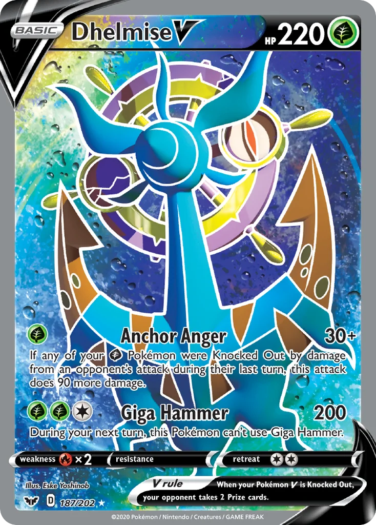 Dhelmise V 187/202 Rare ultra