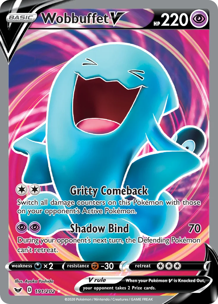 Wobbuffet V 191/202 Rare ultra