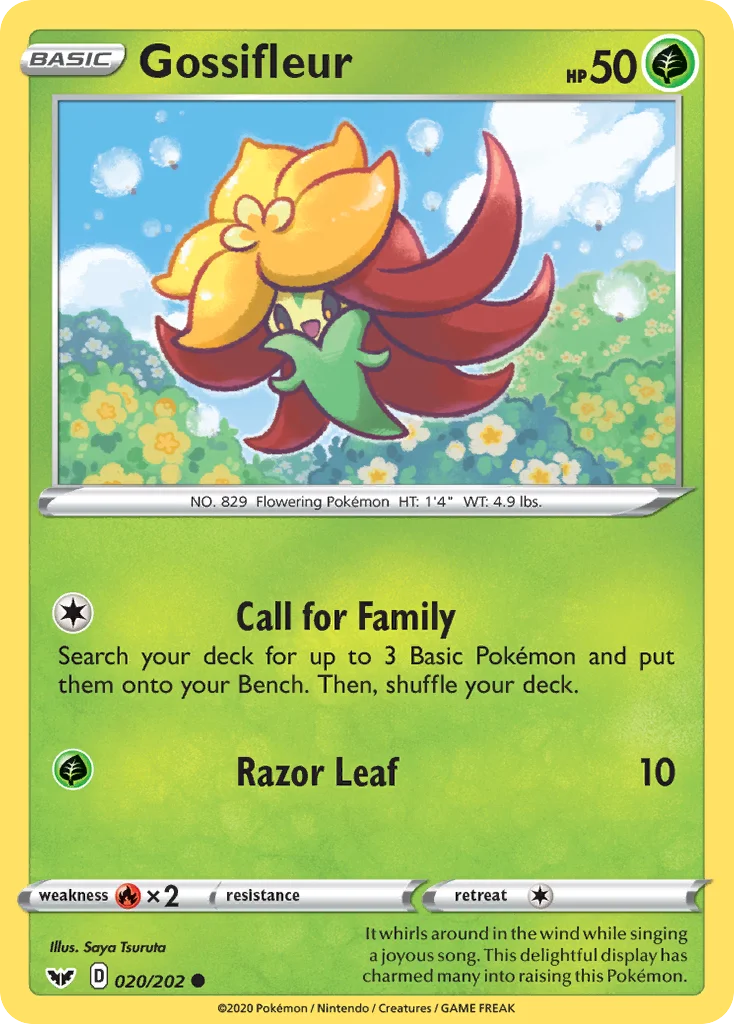 swsh1-20 Gossifleur 020/202 Common